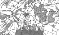 Old Map of Milstead, 1896