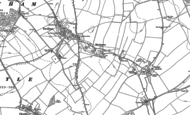 Old Map of Minchington, 1886 - 1900