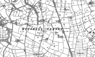 Old Map of Minshull Vernon, 1897