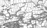 Old Map of Mitford, 1896