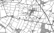 Old Map of Mixbury, 1898
