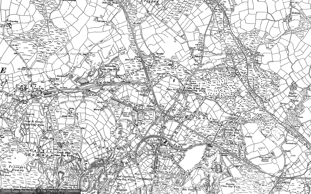 Old Map of Molinnis, 1881 in 1881