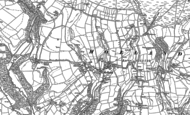 Old Map of Molland, 1887 - 1903