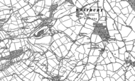 Old Map of Mondaytown, 1881 - 1901