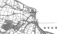 Old Map of Monk End, 1892