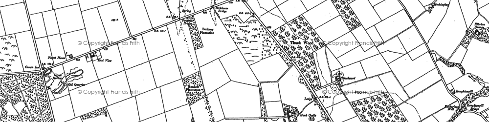 Old map of Bellmont in 1899