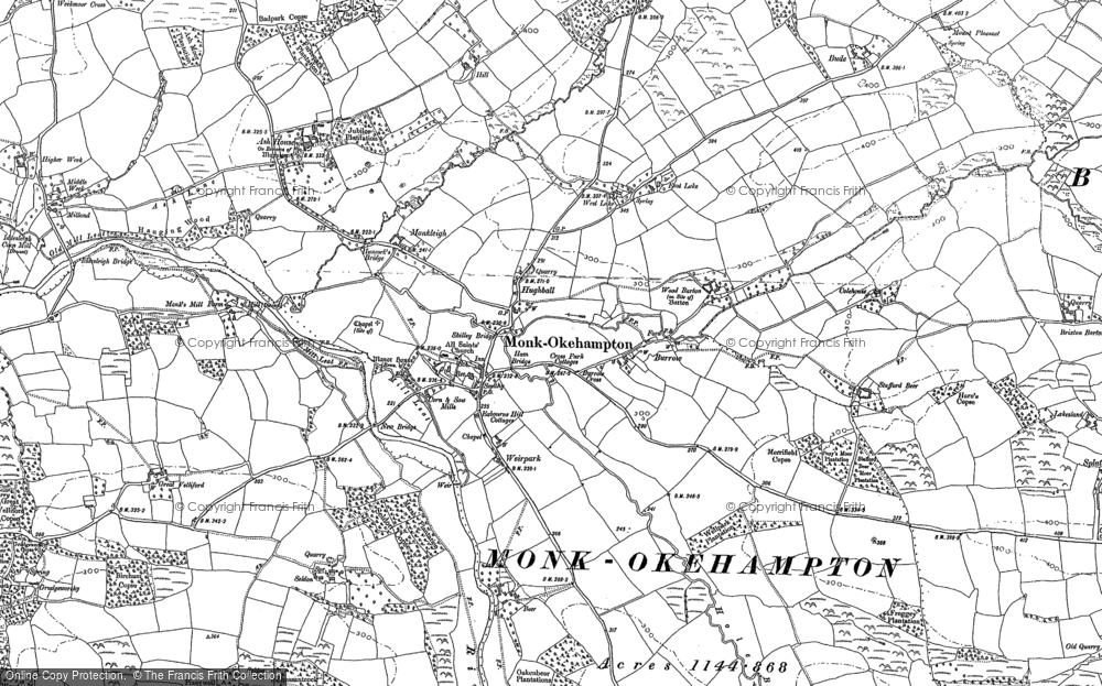 Monkokehampton, 1885