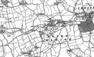 Old Map of Monks Eleigh, 1884 - 1885