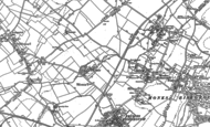 Old Map of Monks Risborough, 1897
