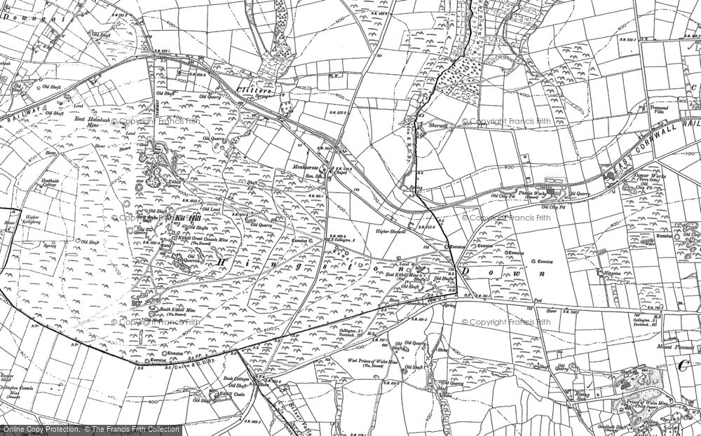 Old Map of Monkscross, 1905 in 1905