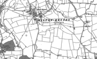 Old Map of Monkston, 1924