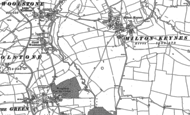Old Map of Monkston Park, 1924