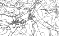 Old Map of Monkton Deverill, 1900