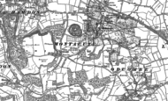 Old Map of Montacute, 1886