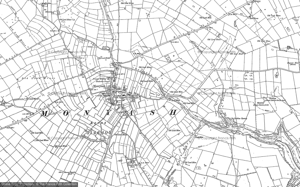 Old Map of Historic Map covering Benty Grange in 1878