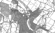 Old Map of Moor Crichel, 1886 - 1887