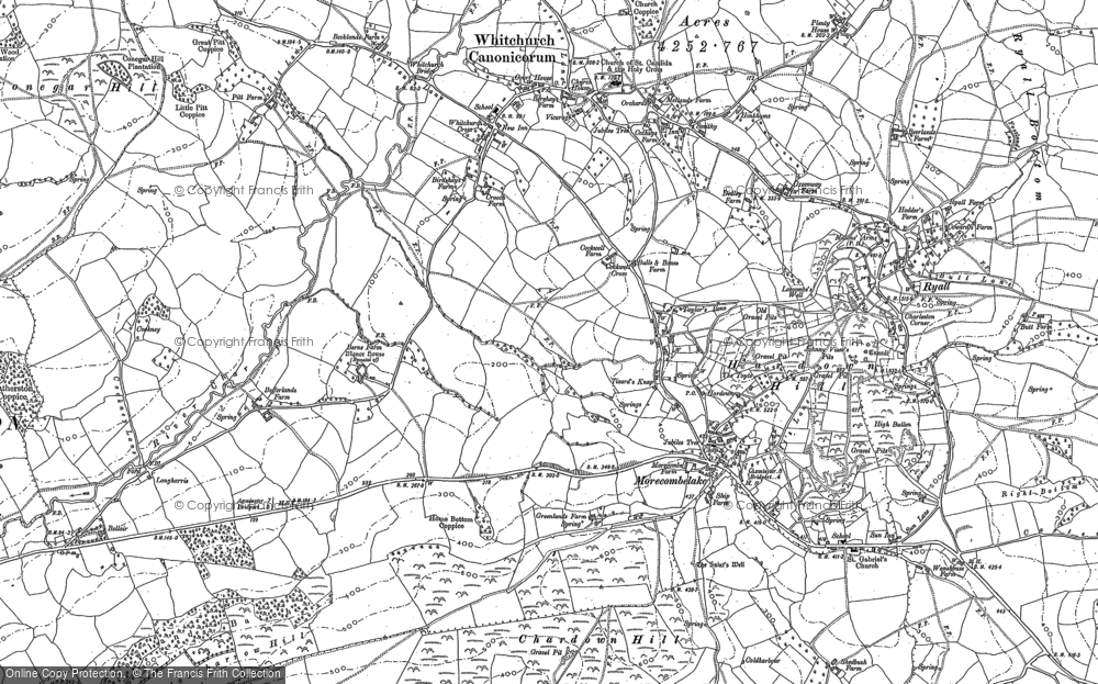 Old Map of Morcombelake, 1901 in 1901