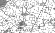 Old Map of Moreton Morrell, 1885