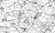 Old Map of Moreton Say, 1879 - 1880