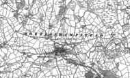 Old Map of Moretonhampstead, 1884