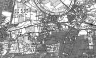 Old Map of Mortlake, 1898 - 1911