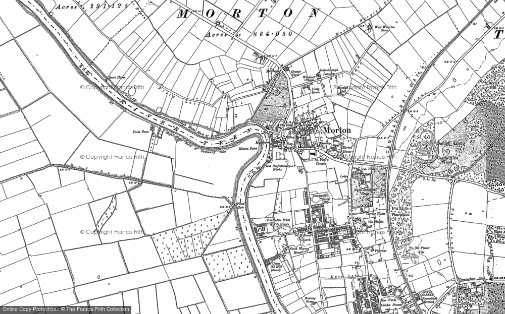 Old Map of Morton, 1885 - 1905 in 1885