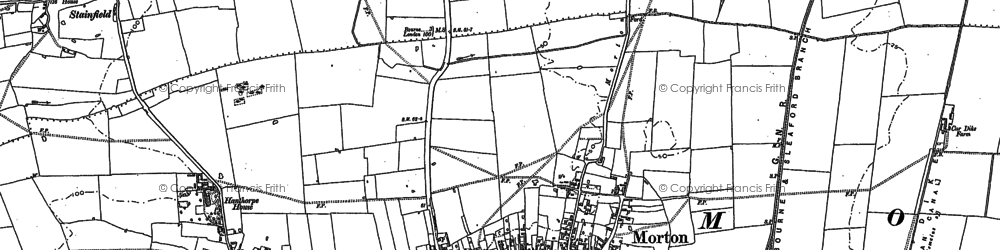 Old map of Morton in 1887
