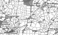 Old Map of Moss End, 1897