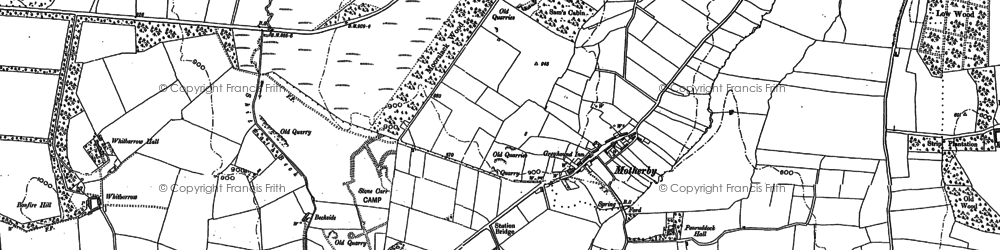 Old map of Motherby in 1898