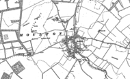 Old Map of Moulton, 1883 - 1884