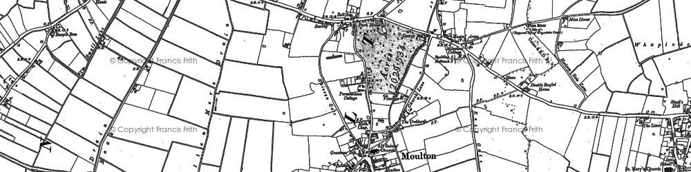 Old map of Loosegate in 1887