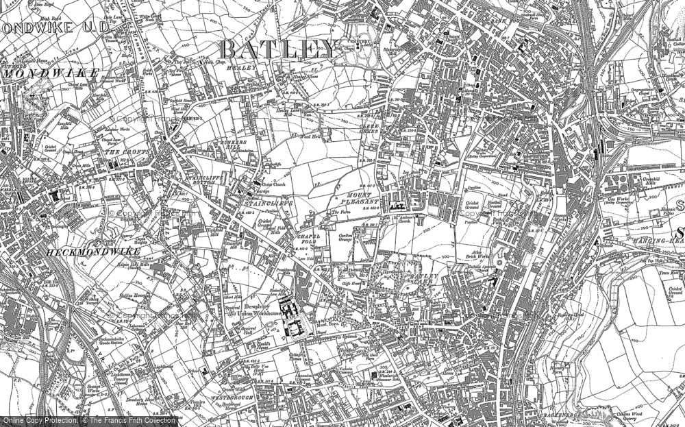 Old Map of Mount Pleasant, 1892 in 1892