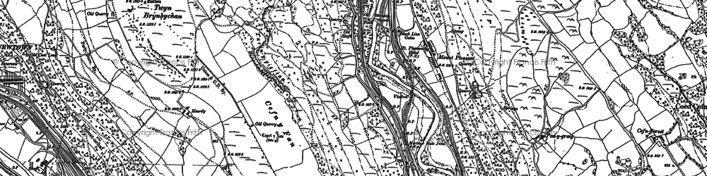 Old map of Mount Pleasant in 1898
