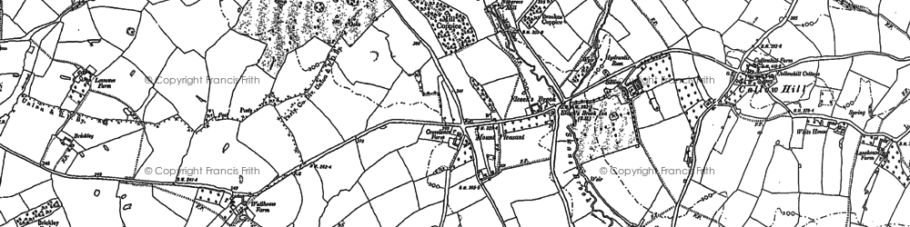 Old map of Mount Pleasant in 1903