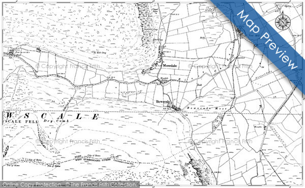 Old Map of Historic Map covering Tollcross Park in 1899