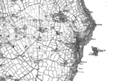 Old Map of Mousehole, 1906