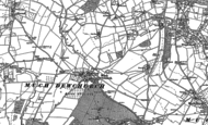 Old Map of Much Dewchurch, 1886 - 1887