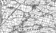 Old Map of Much Hoole, 1892