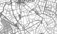 Old Map of Muchelney Ham, 1885
