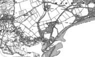 Old Map of Mudeford, 1907