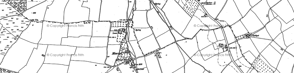 Old map of Murcot in 1880