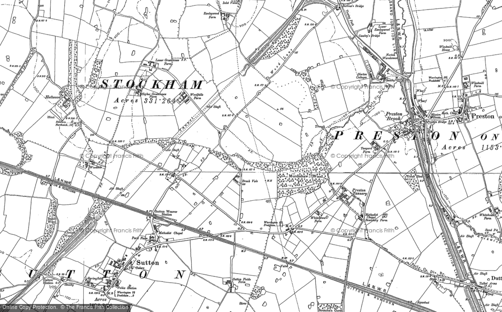 Old Map of Murdishaw, 1879 - 1908 in 1879