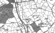 Old Map of Muscott, 1883 - 1884