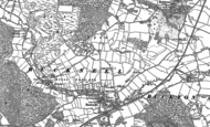 Old Map of Mynd, 1887 - 1902
