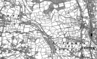 Old Map of Nadderwater, 1887 - 1888