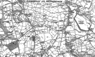 Old Map of Nangreaves, 1891