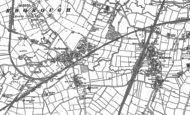 Old Map of Narborough, 1885 - 1886