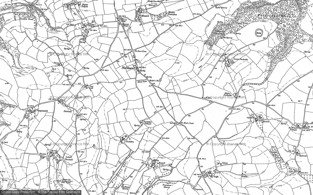Old Map of Narkurs, 1881 - 1888 in 1881