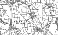 Old Map of Naunton, 1883 - 1884