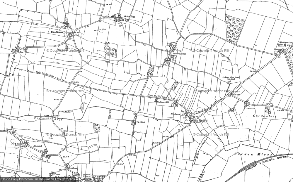 Old Map of Nealhouse, 1890 - 1899 in 1890